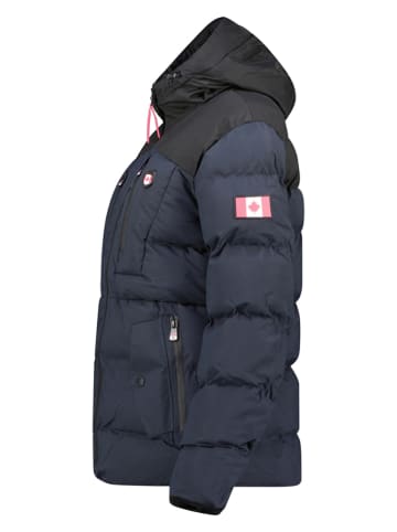 Canadian Peak Parka donkerblauw/zwart