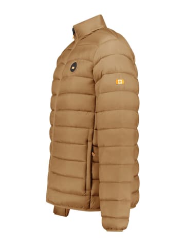 Canadian Peak Doorgestikte jas "Amigomapeak" lichtbruin