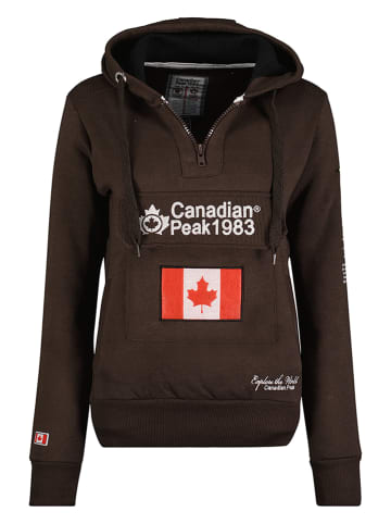 Canadian Peak Bluza "Gyrelle" w kolorze brązowym