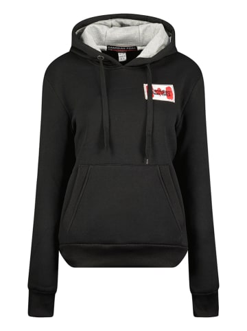 Canadian Peak Hoodie "Genifeak" in Schwarz