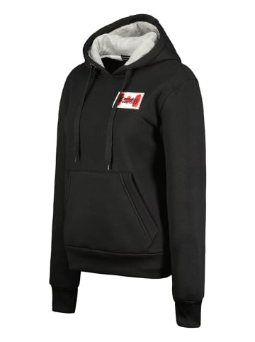 Canadian Peak Hoodie "Genifeak" in Schwarz