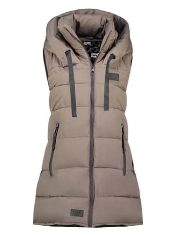 Canadian Peak Doorgestikte bodywarmer "Dolbeak" taupe