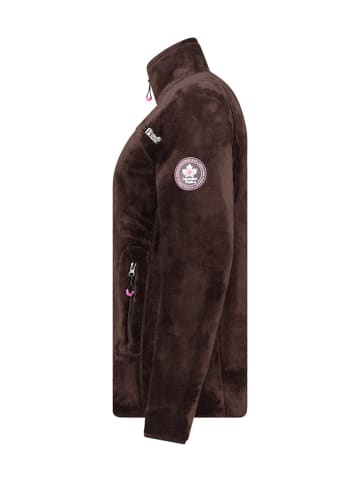 Canadian Peak Fleecejacke "Udilas" in Braun