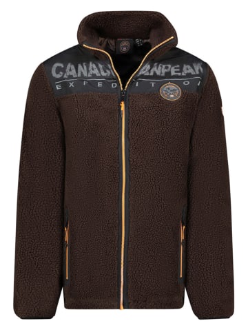 Canadian Peak Kurtka polarowa "Tumarineak" w kolorze brązowym