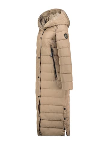 Canadian Peak Płaszcz pikowany "Constanceak" w kolorze szarobrązowym