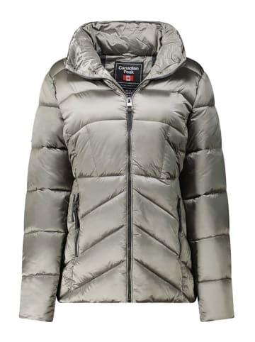 Canadian Peak Doorgestikte jas "Blancheak" grijs