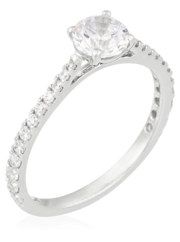 DIAMANTA Weißgold-Ring "Solitaire Royal" mit Diamanten