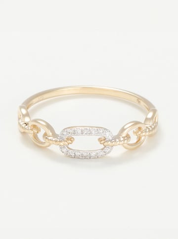 DIAMANTA Gouden ring "Hana" met diamanten
