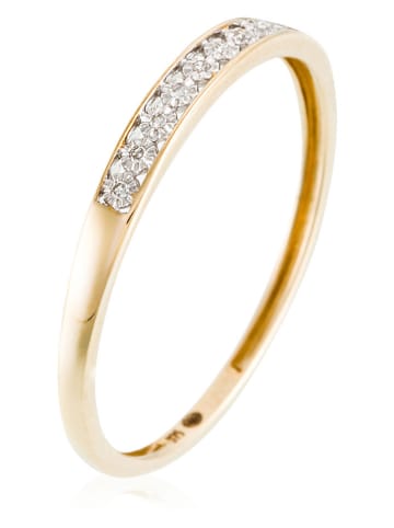DIAMANTA Gouden ring "Romantic love" met diamanten