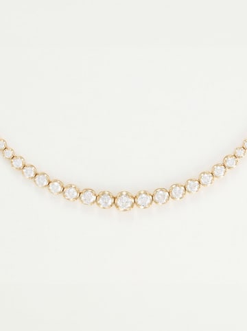 DIAMANTA Gold-Halskette "Rivière 3 carats" mit Diamanten - (L)44 cm