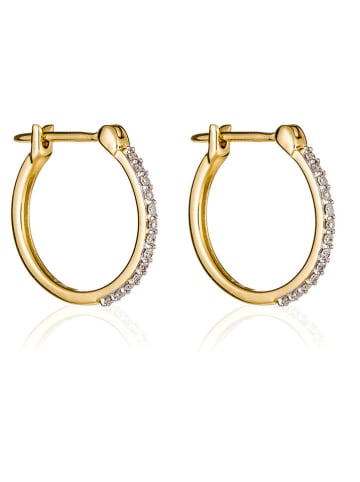 DIAMANTA Gouden creolen "Créoles sublimes" met diamanten