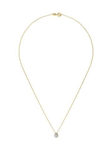 DIAMANTA Gold-Anhänger "Mon Brillant" mit Diamanten