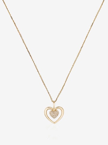 DIAMANTA Gouden hanger "Coeur tendresse" met diamanten