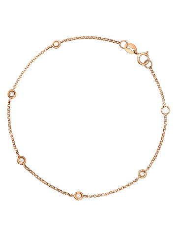 DIAMANTA Roségouden armband "Sunshine" met diamanten