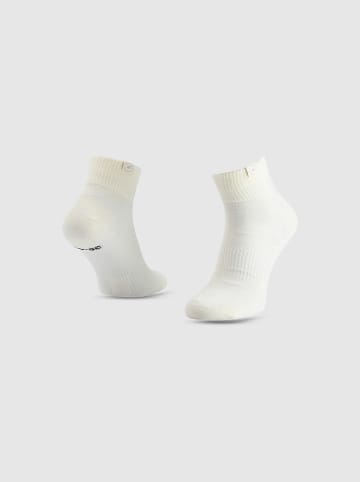 4F 2-delige set: sokken wit/roze