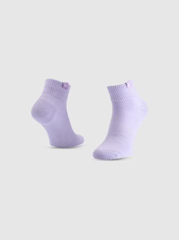 4F 2er-Set: Socken in Lila/ Weiß