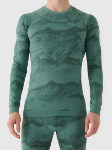 4F Podkoszulek funkcyjny w kolorze zielonym