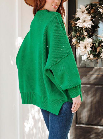 Milan Kiss Sweter w kolorze zielonym