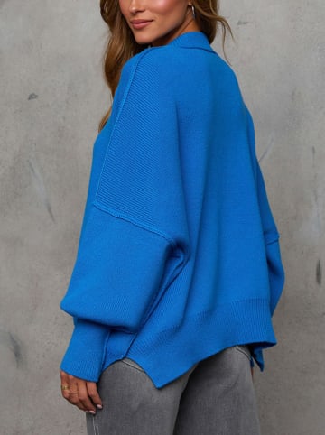 Milan Kiss Pullover in Blau