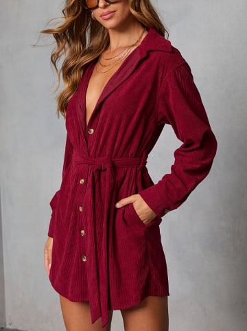 Milan Kiss Kleid in Bordeaux