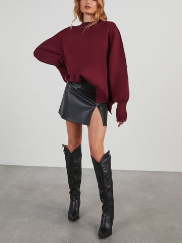 Milan Kiss Pullover in Bordeaux