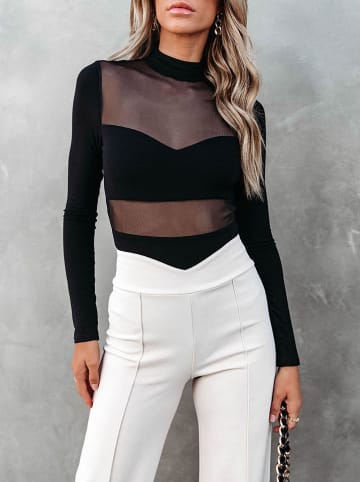 Milan Kiss Longsleeve in Schwarz