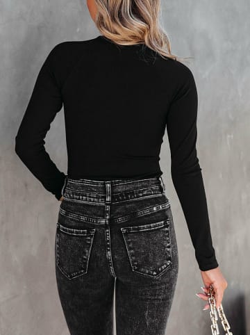 Milan Kiss Longsleeve in Schwarz