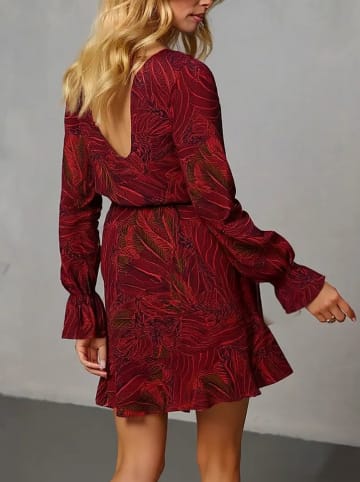 Milan Kiss Kleid in Bordeaux