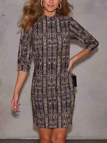 Milan Kiss Kleid in Braun