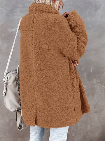 Milan Kiss Übergangsmantel in Hellbraun