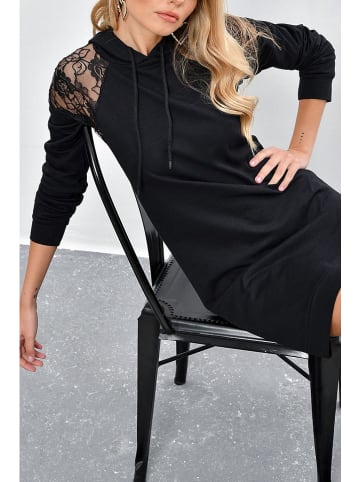 Milan Kiss Sweatkleid in Schwarz