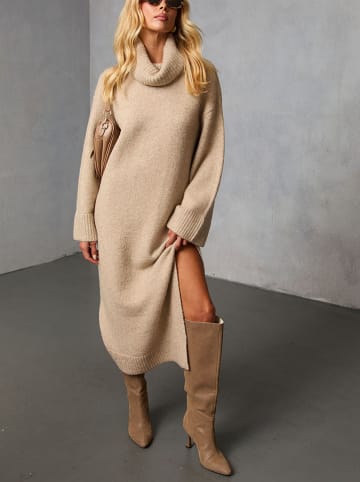 Milan Kiss Strickkleid in Beige