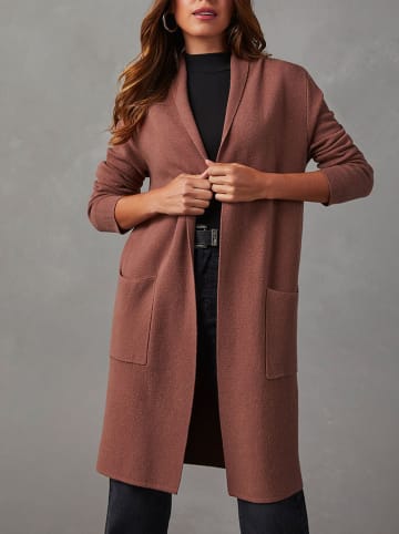 Milan Kiss Cardigan in Hellbraun