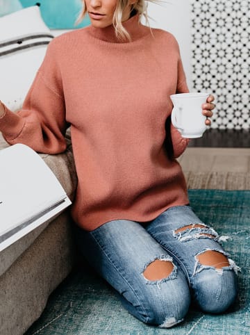 Milan Kiss Pullover in Rosa