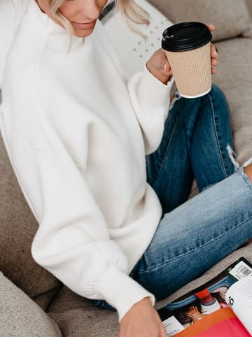 Milan Kiss Sweter w kolorze kremowym