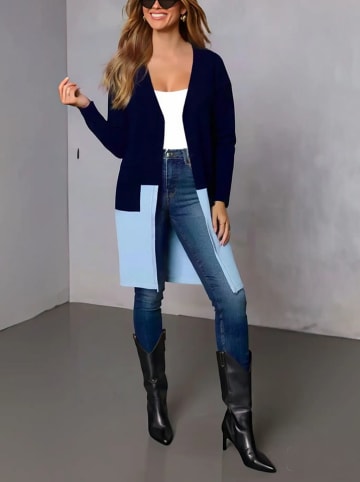 Milan Kiss Vest donkerblauw/lichtblauw