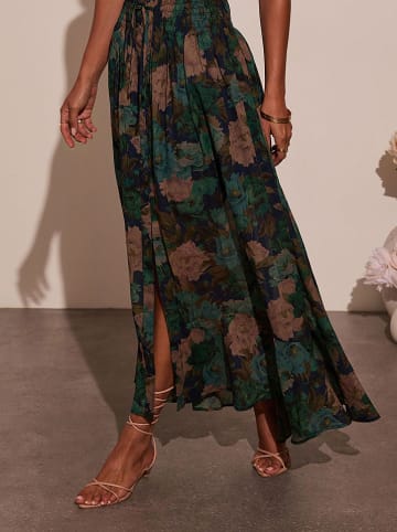 Milan Kiss Rock in Grün/ Dunkelblau/ Beige