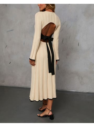 Milan Kiss Gebreide jurk beige