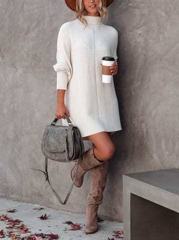 Milan Kiss Strickkleid in Creme