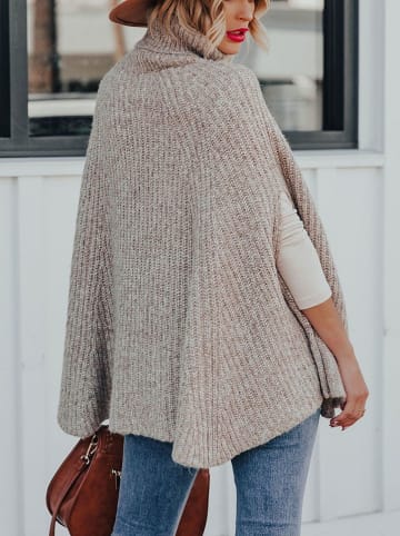 Milan Kiss Ponczo w kolorze beżowym