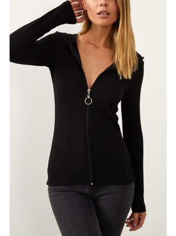 Milan Kiss Sweatjacke in Schwarz