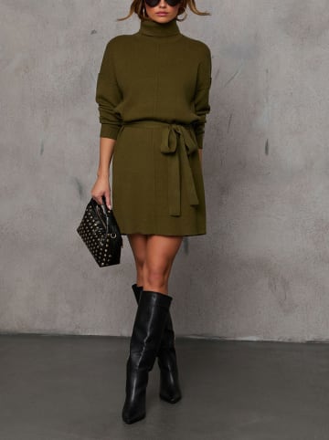 Milan Kiss Kleid in Khaki