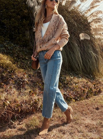 Milan Kiss Cardigan in Hellbraun