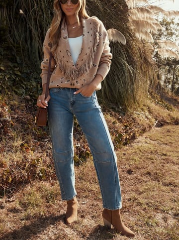 Milan Kiss Cardigan in Hellbraun