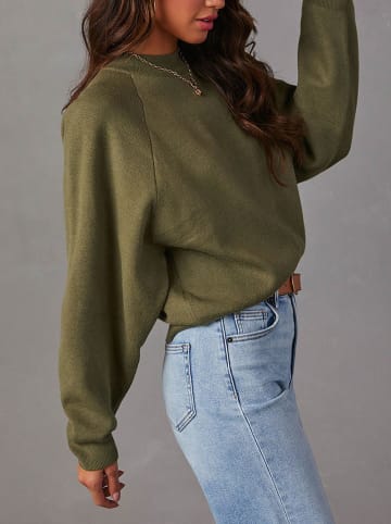 Milan Kiss Sweter w kolorze khaki