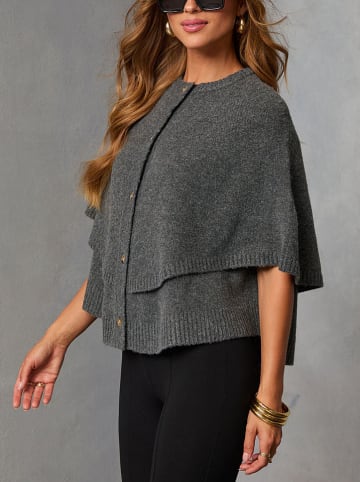 Milan Kiss Kardigan w kolorze antracytowym