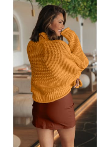 Milan Kiss Rollkragenpullover in Senf