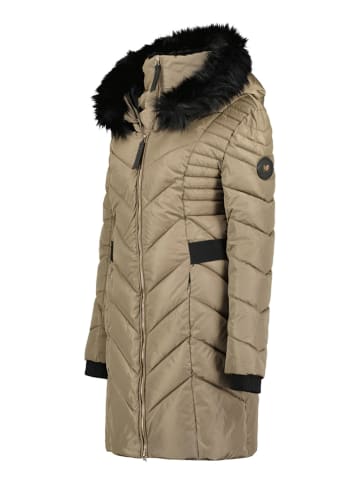 Maison Montaigne Parka "Dolmai" w kolorze beżowo-czarnym