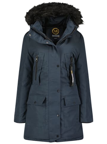 Maison Montaigne Parka "Cormai" w kolorze granatowym