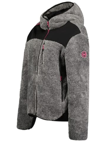 Maison Montaigne Fleecejacke "Telomai" in Grau/ Schwarz